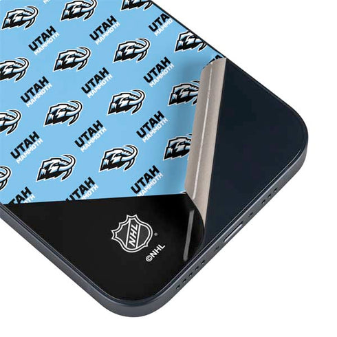 NHL Utah Mammoth Logo Pattern iPhone 14 Plus Skin